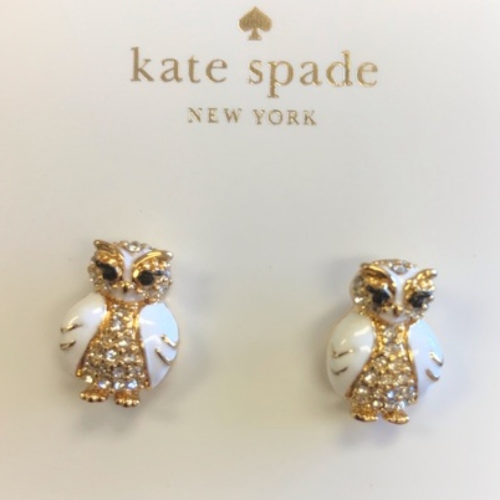 kate spade Star Bright Owl Stud Earrings - Picture 5 of 6